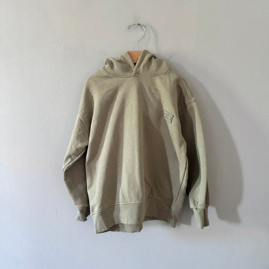 Zara / Khaki beige hoodie / 6-7Y