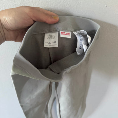Zara / Lined leggings - grey / 3Y