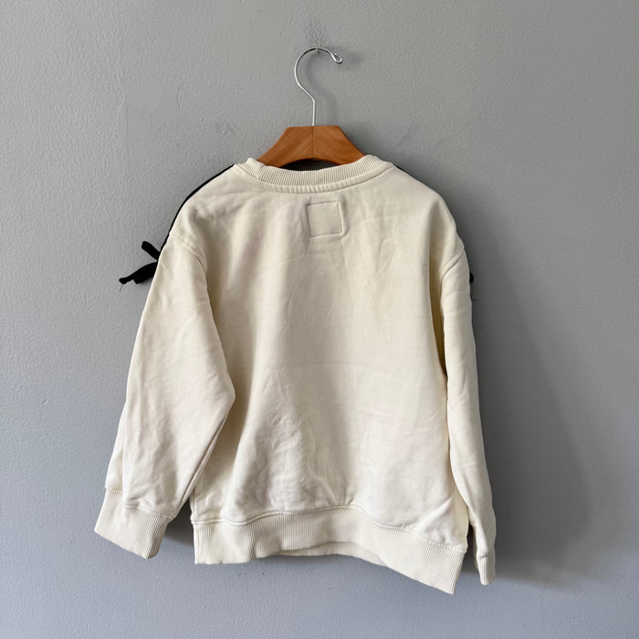 Zara / White sweatshirt / 8-9Y
